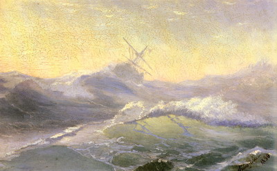 Ivan Aivazovsky Bracing the Waves oil painting reproduction