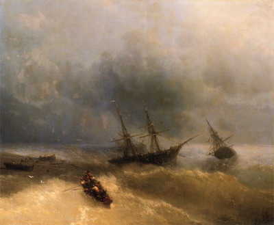 Ivan Aivazovsky The Shipwreck oil painting reproduction