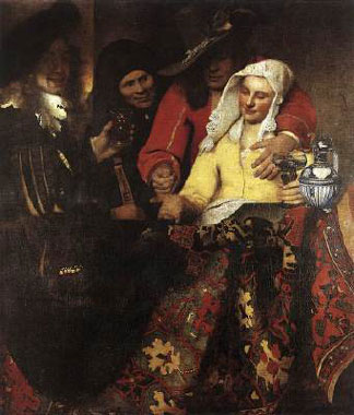 Johannes Vermeer The Procuress 1656