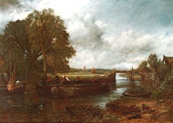 John Constable View on the Stour near Dedham oil painting