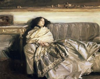 John singer sargent Repose oil painting reproduction