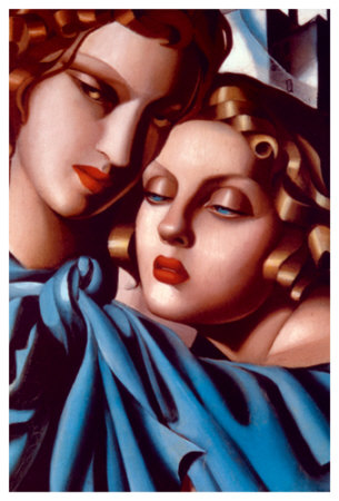 Lempicka Filles et Couverte Bleue