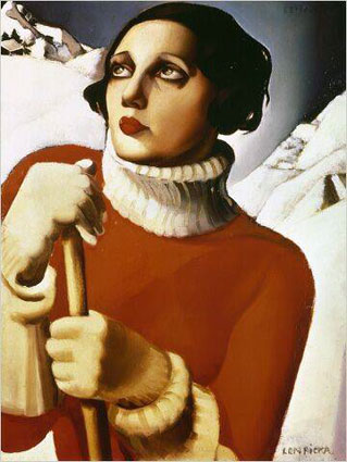 Lempicka Saint Moritz oil painting