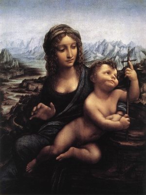 Leonardo da Vinci Madonna with the Yarnwinder