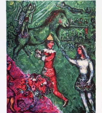 Marc chagall Le Cirque Vert oil painting reproduction