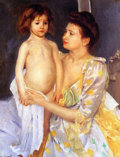 Mary Cassatt Jules Being Dried by His Mother