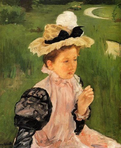 Mary Cassatt Portrait Of A Young Girl oil painting reproduction