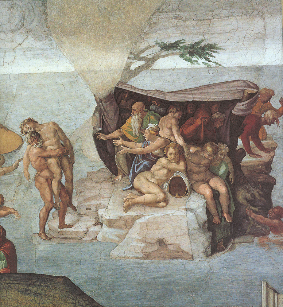 Michelangelo Noah The Flood, right view