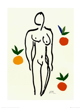 Nu Aux Oranges Henri Matisse oil painting reproduction