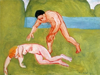 Nymph and Satyr Henri Matisse oil painting reproduction