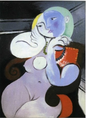 Pablo Picasso Femme nue dans un fauteuil rouge