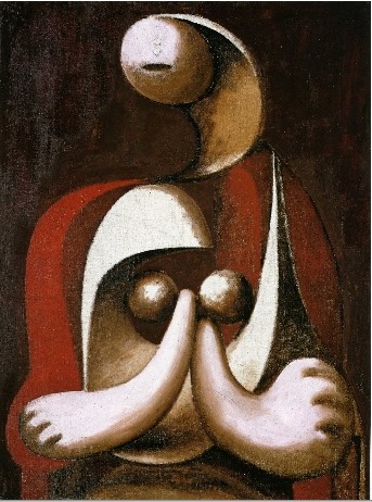 Pablo Picasso Femme ssise fauteuil rouge 1932