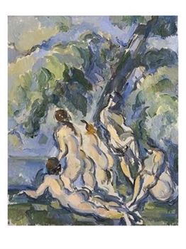 Paul Cezanne Bathing Study for Les Grandes Baigneuses