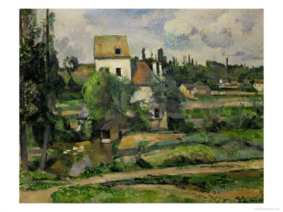 Paul Cezanne Landscapein Auvers