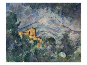 Paul Cezanne Montagne Sainte Victoire and the Black Chateau