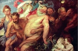 Peter Paul Rubens Drunken Silenus Supported by Satyrs