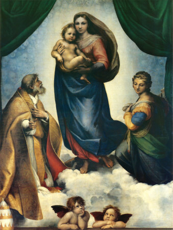 Raffaello Sanzio Sistine Madonna oil painting reproduction