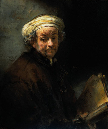 Rembrandt Self Portrait as the Apostle St Paul