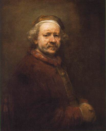 Rembrandt Self portrait oil painting