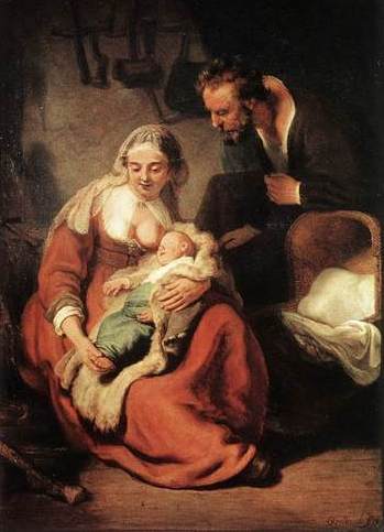 Rembrandt The Holy Family oil painting