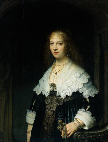 Remrandt Portrait of Maria Trip