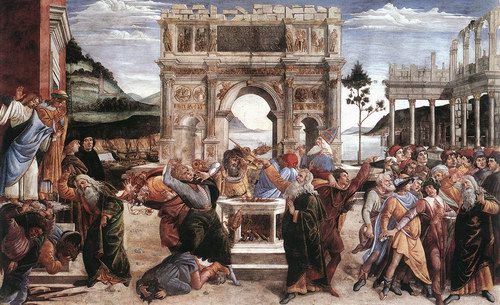 Sandro Botticelli The Punishment of Korah