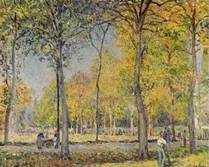 Sisley Alfred The Bois De Boulogne oil painting