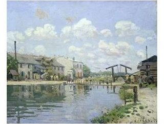 Sisley Alfred The Canal St. Martin oil painting