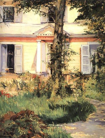 The house at Rueil Edourd Manet