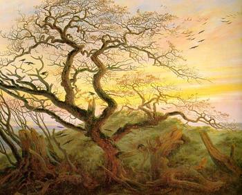 The Tree of Crows Friedrich oil painting