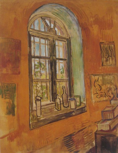 Vincent Van Gogh window of studio at the asylum