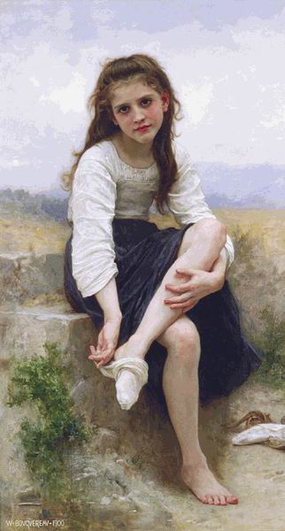 William Bouguereau, Avant Le Bain,oil painting