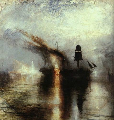 William Turner Peace - Burial at Sea oil painting