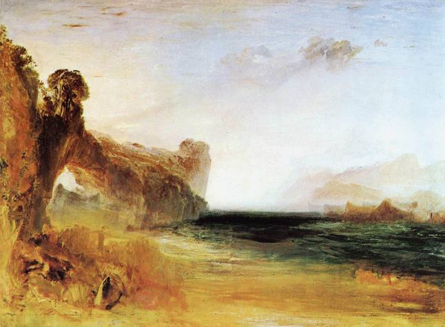 William Turner Rocky Bay with Figures Oil painting