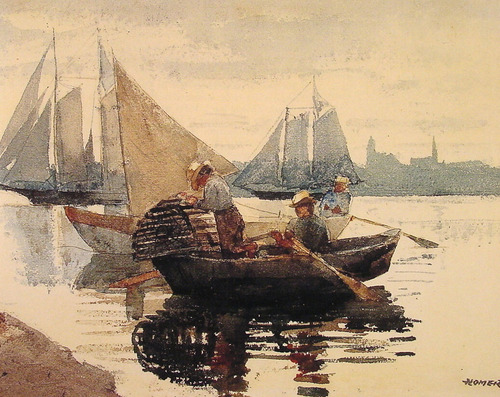 Winslow homer The Lobster Pot