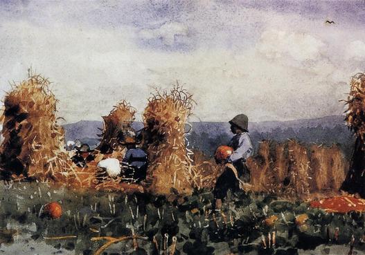 Winslow Homer The Pumpkin Patch