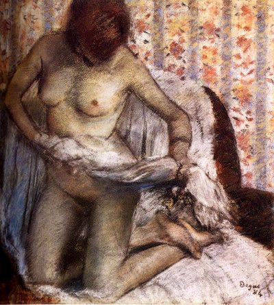 Edgar Degas After The Bath