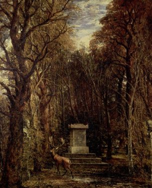 John Constable The Cenotaph to Reynolds Memory, Coleorton