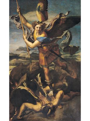 Raffaello Sanzio St Michael Overwhelming the Demon