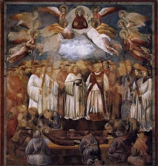 Death and Ascension of St Francis