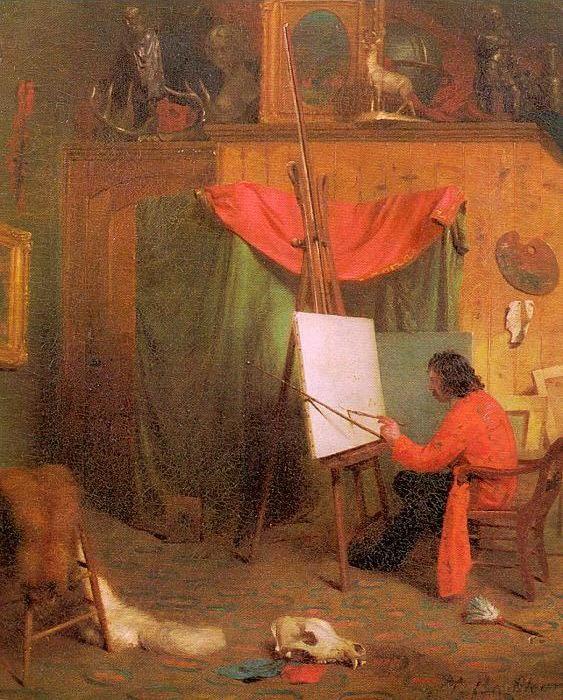 Self-Portrait in the Studio