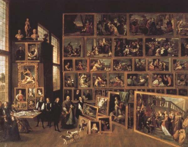 Archduke Leopold Wilhelms Gallery at Brussels (mk45)