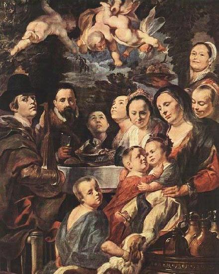 Self-portrait among Parents, Brothers and Sisters