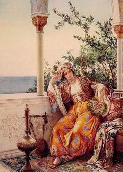 Arab or Arabic people and life. Orientalism oil paintings 450