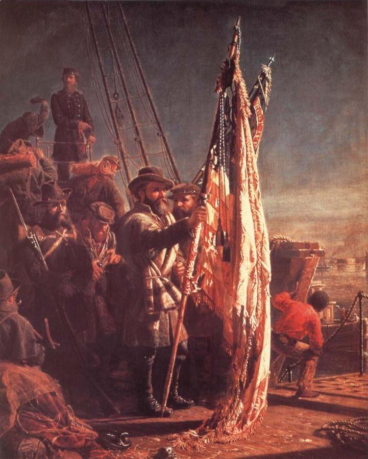 The Return of the Flags 1865