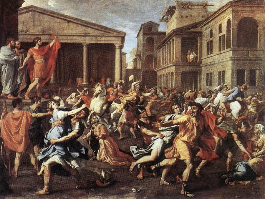 The Rape of the Sabine Women af