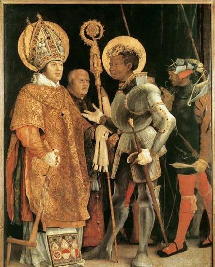 Meeting of St Erasm and St Maurice