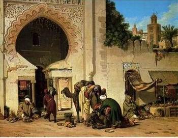 Arab or Arabic people and life. Orientalism oil paintings 31