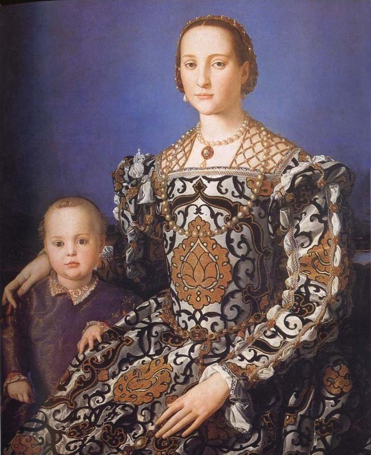 Portrait of Eleonora da Toledo with her Son Giovanni de-Medici