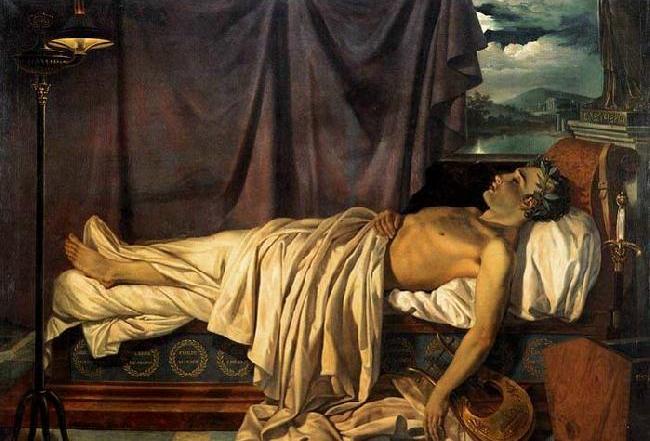 Lord Byron on his Death-bed